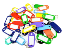 COLOURV KEY RINGS